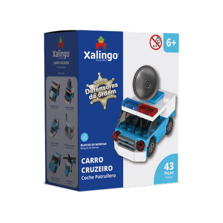 1522.1 - Defensores da Ordem Carro Cruzeiro - 43 pecas - Embalagem